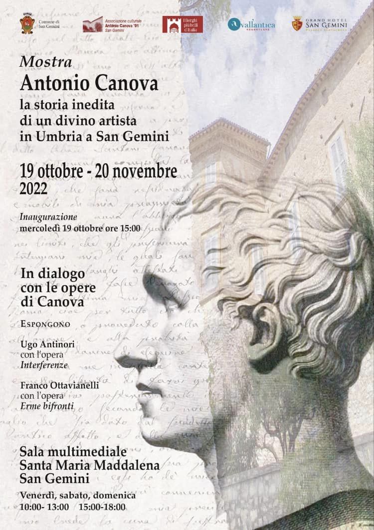 immagine Mostra “Antonio Canova, la storia inedita di un divino artista in Umbria a San Gemini" 19 OTTOBRE-20 NOVEMBRE 2022