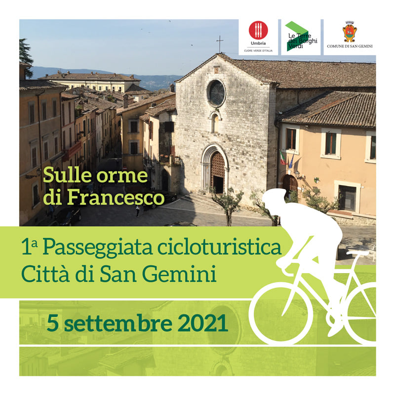 immagine 5 settembre ore 8.30 1a Passeggiata cicloturistica e Trofeo Città di San Gemini  sulle orme di Francesco