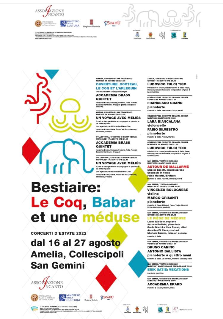 immagine Festival Bestiaire: Le Coq, Babar et une méduse 23-27 agosto